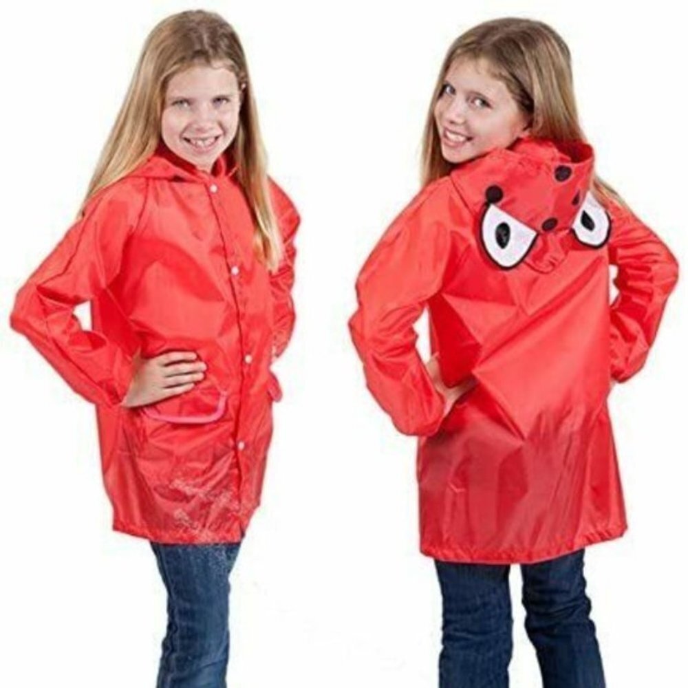 Cloud 9 Kid's Ladybug Raincoat 5-12Y Red